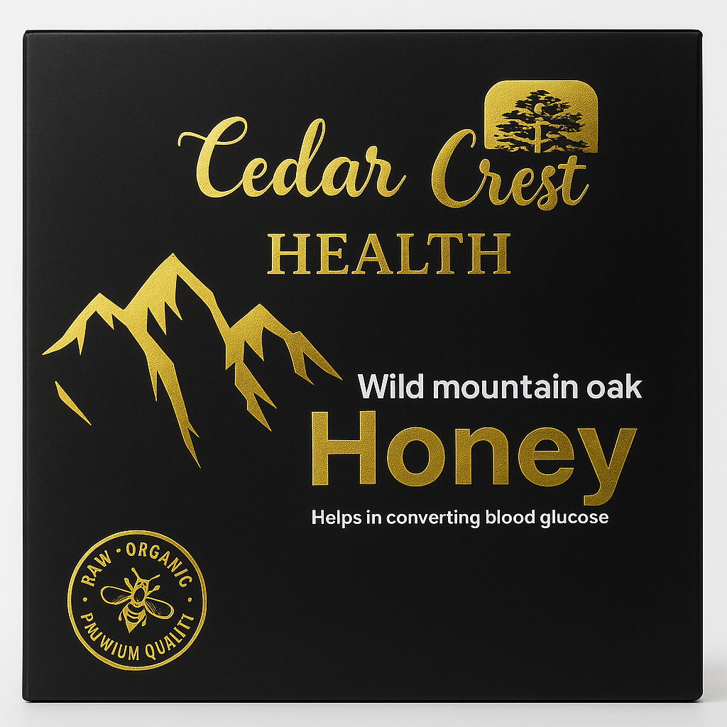Cedar Crest Health Wild Mountain Oak Honey
