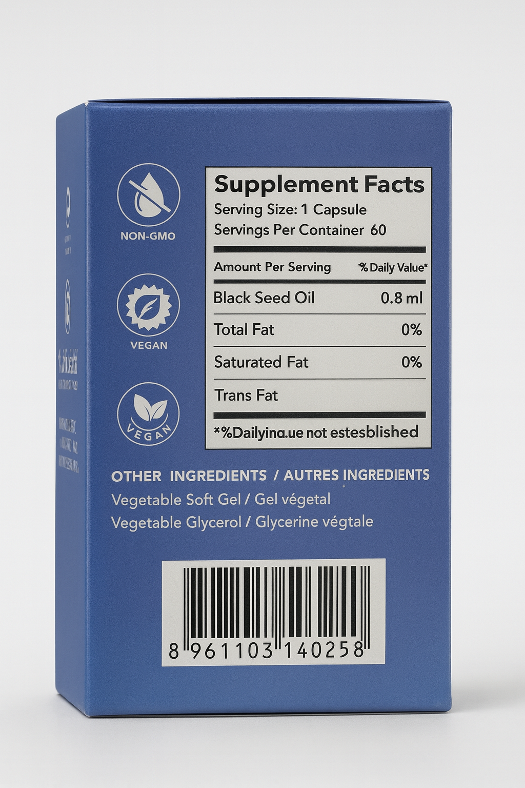 Dr. Herbalist Black Seed Oil Capsules – 60 Softgels