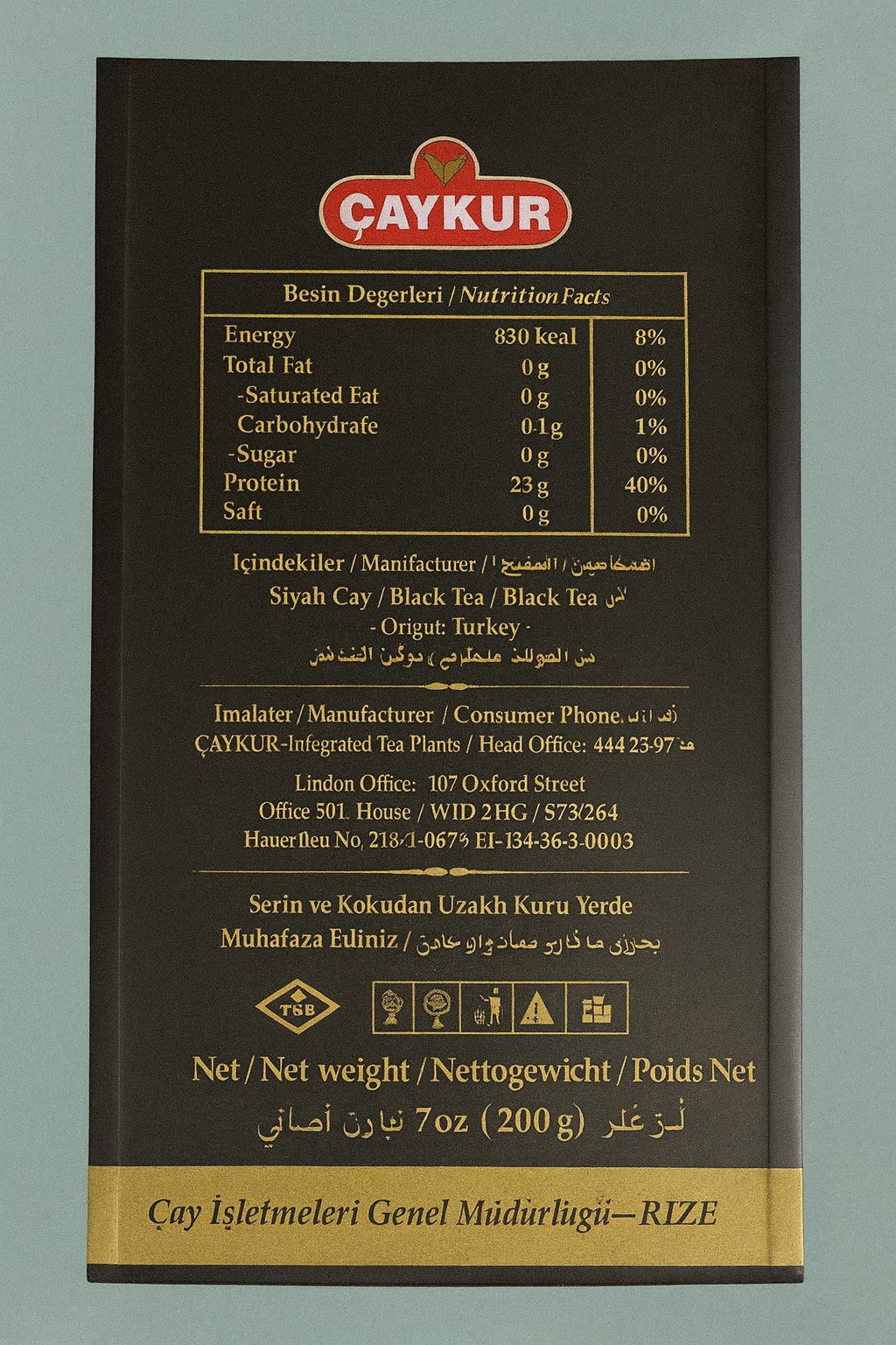 Çaykur Altınbaş Classic Black Tea – 200g