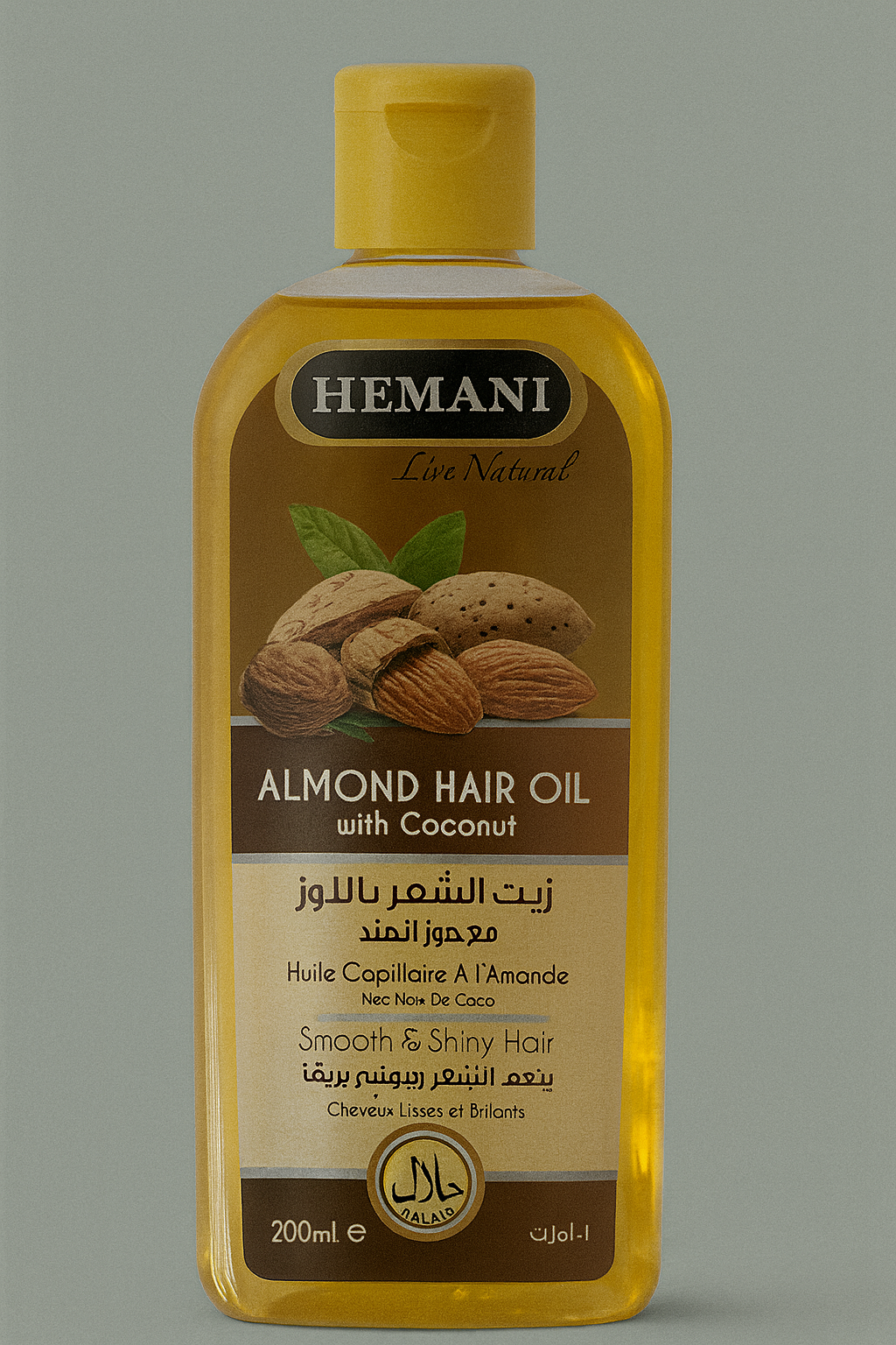 Hemani Almond Hair Oil with Coconut – 200ml
